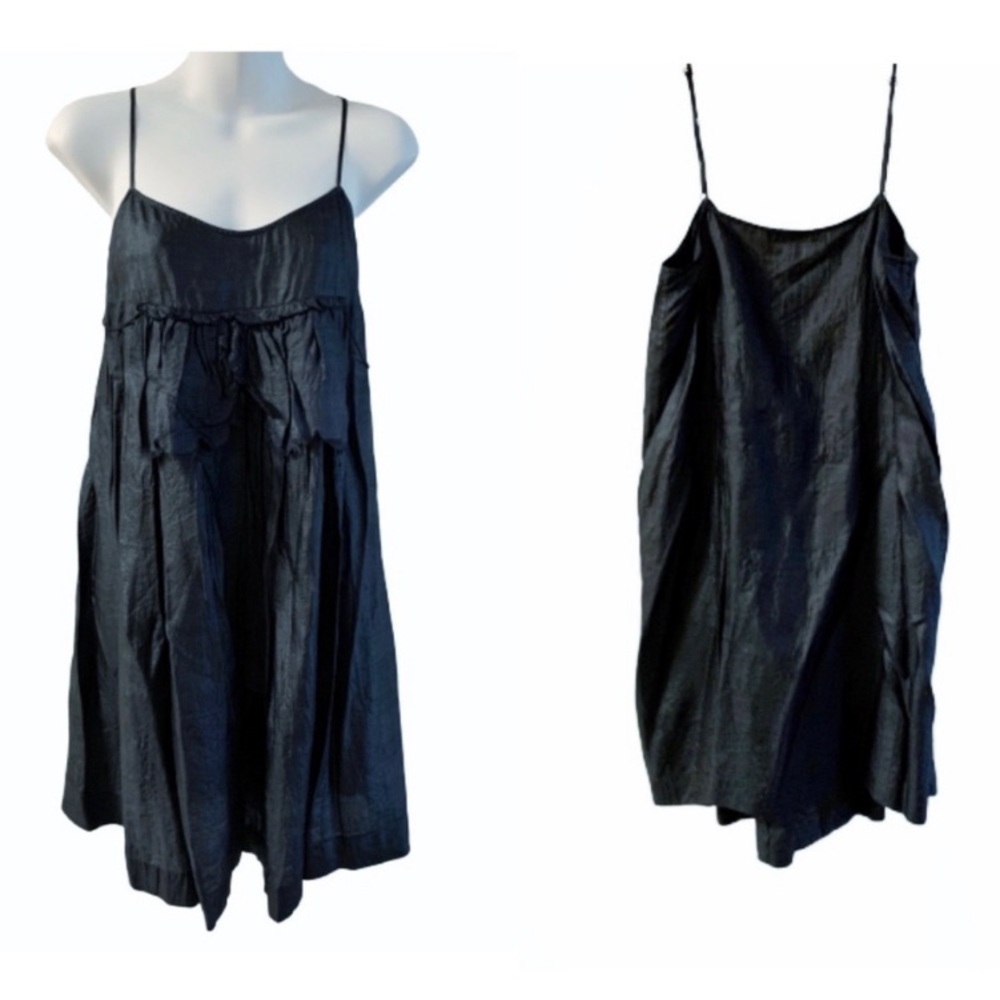 Stella McCartney Black Spaghetti Strap Dress